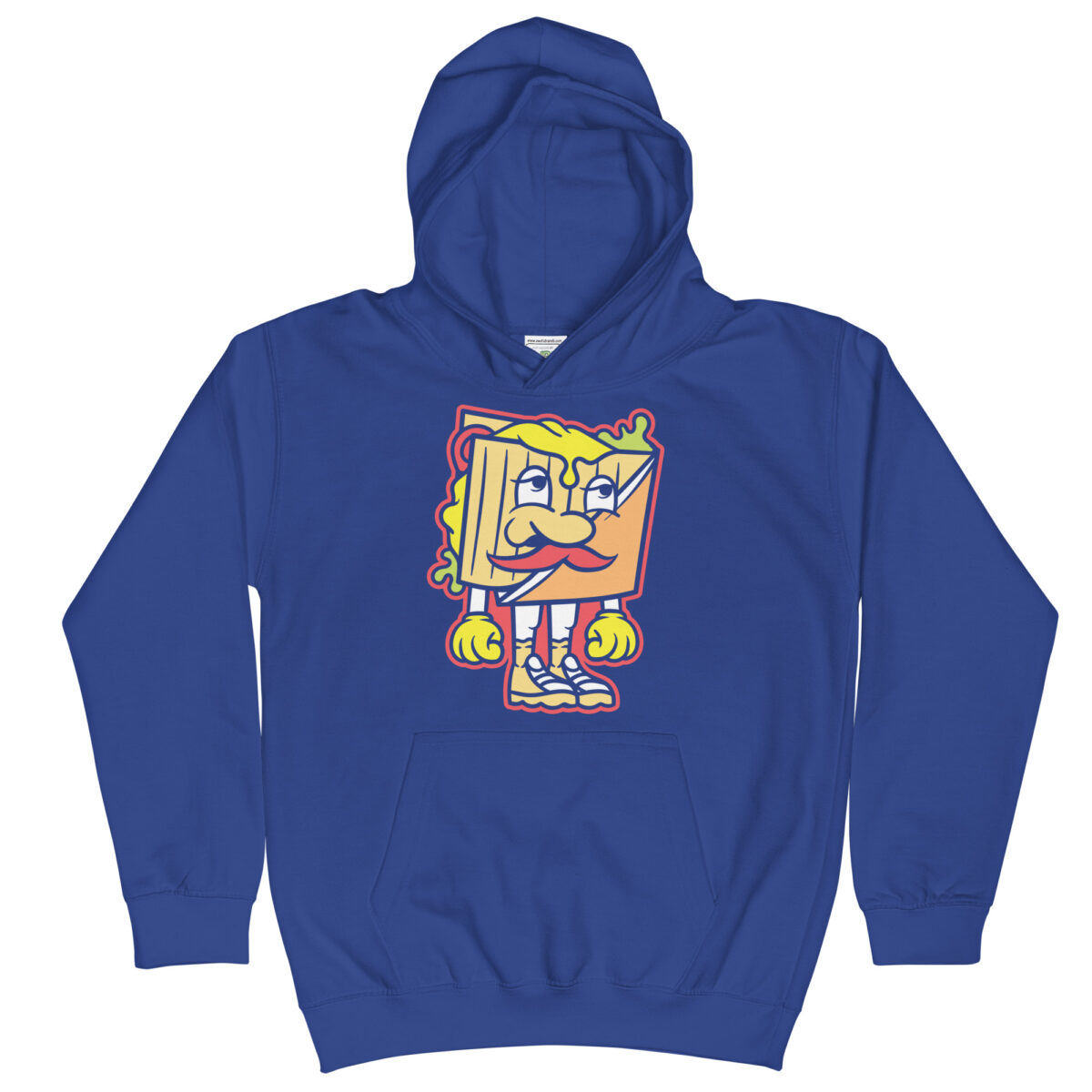 kids hoodie royal blue front 6475b0a526abc