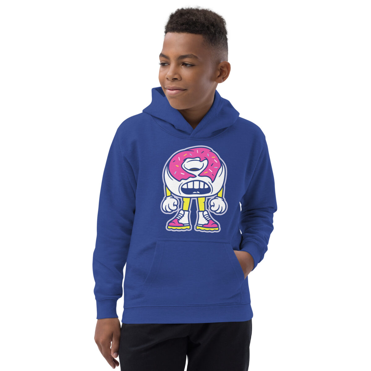 kids hoodie royal blue front 6475b3a4641ce