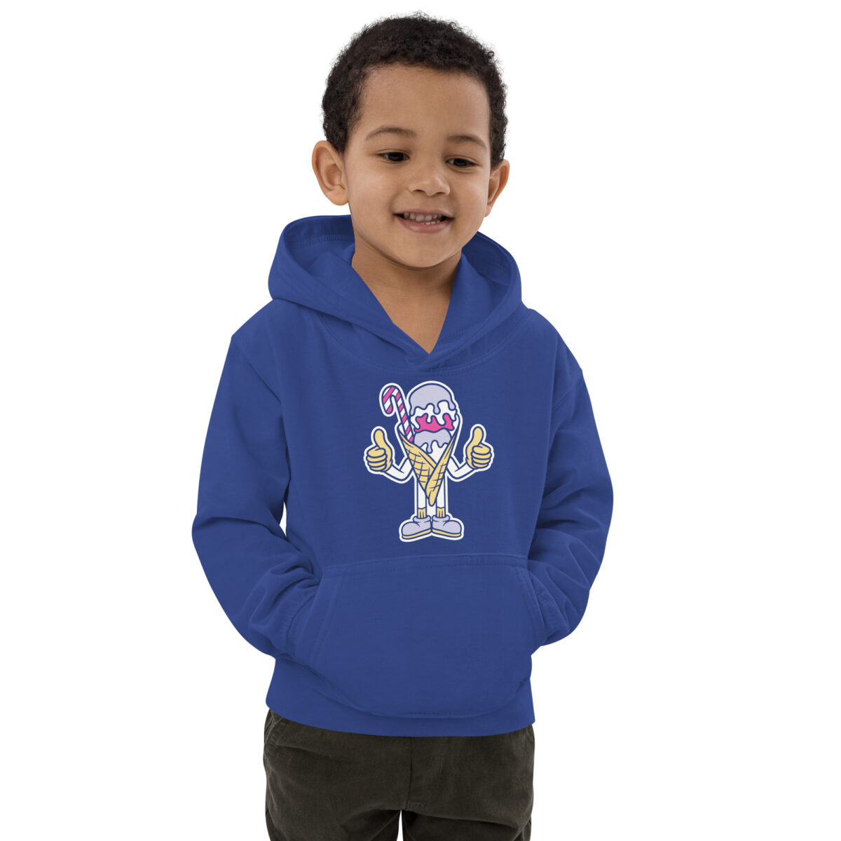 kids hoodie royal blue front 6475b4255e081