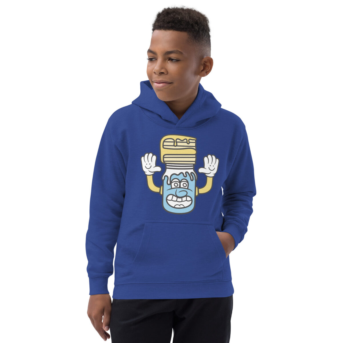 kids hoodie royal blue front 6475b48e28e97