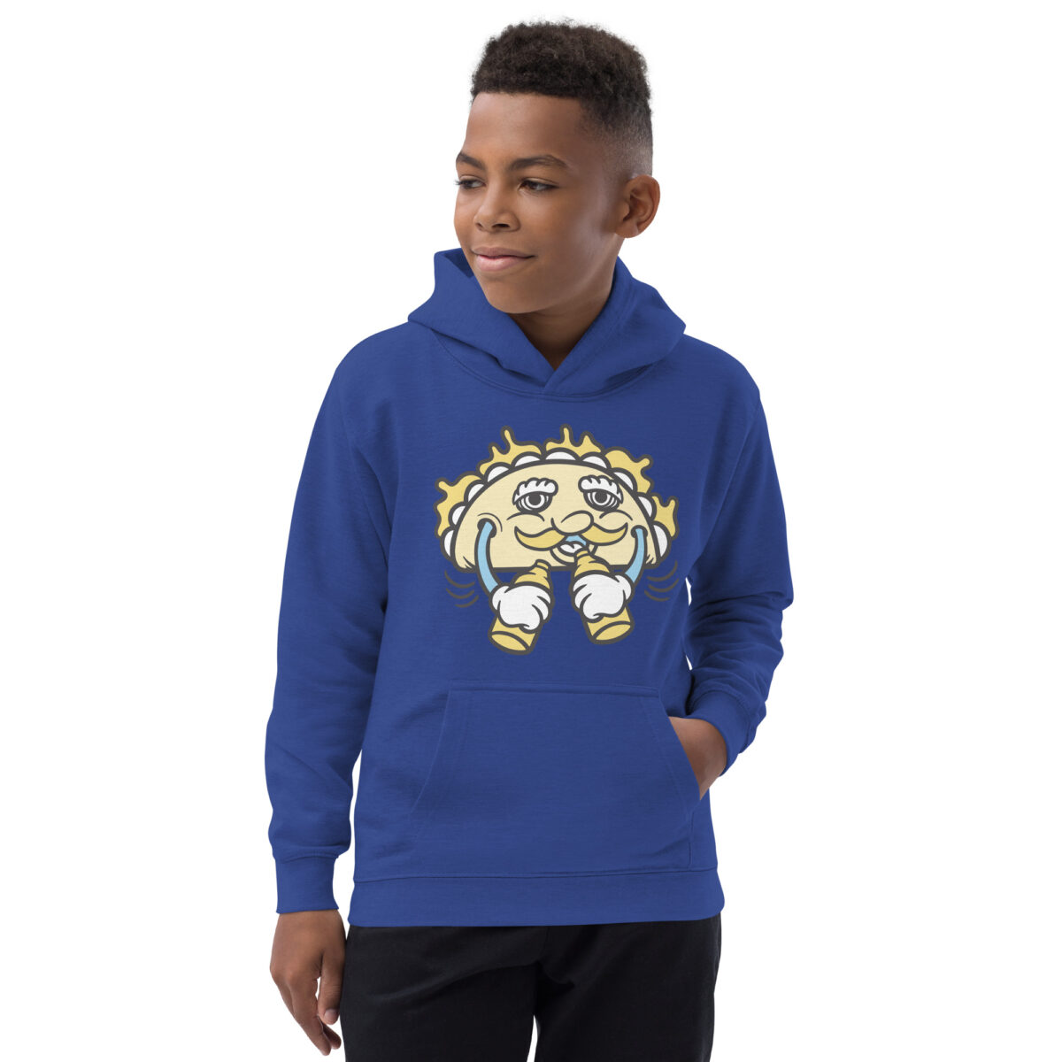 kids hoodie royal blue front 6475b5ba3fc22