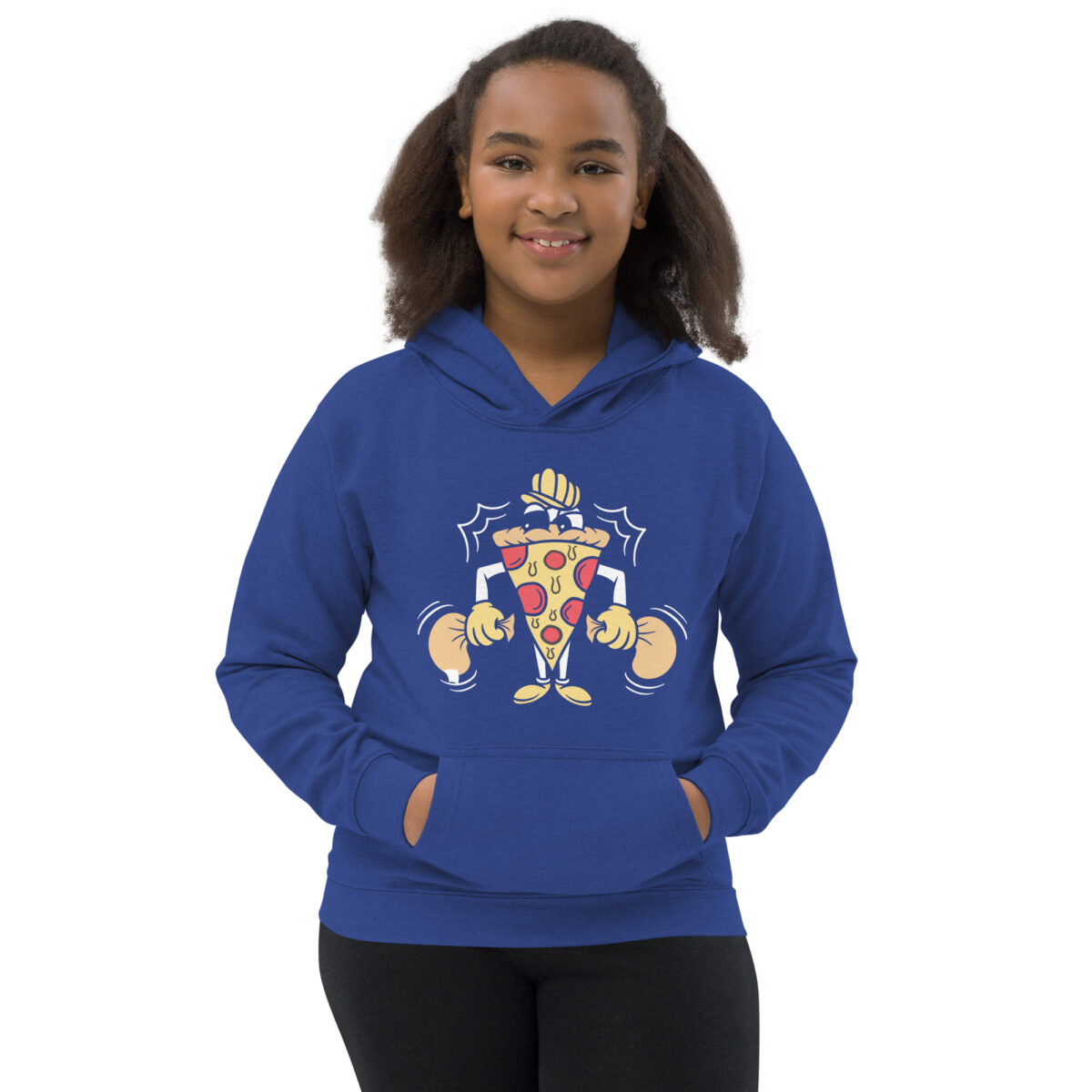 kids hoodie royal blue front 6475b75744df7