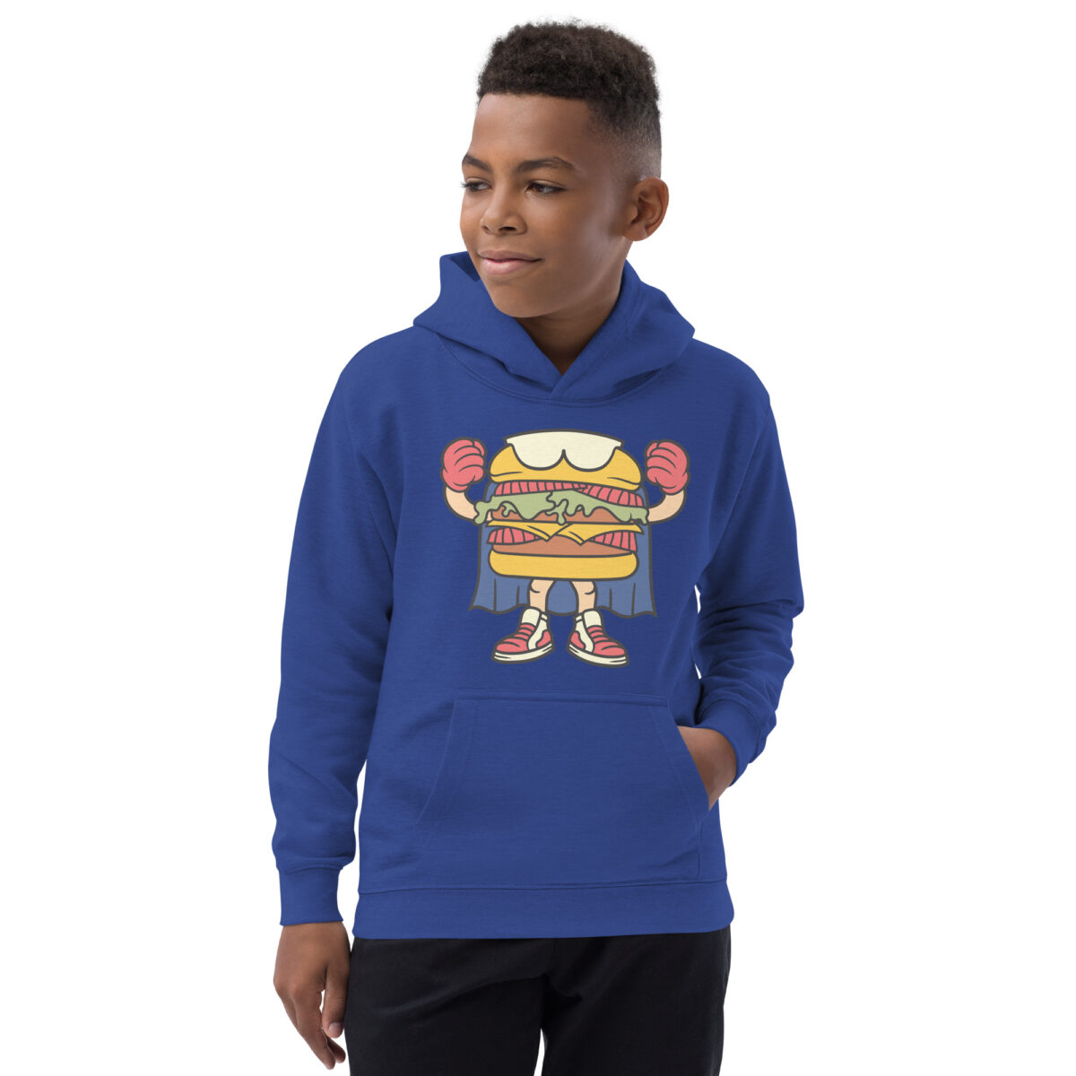 kids hoodie royal blue front 6475b99b87d72