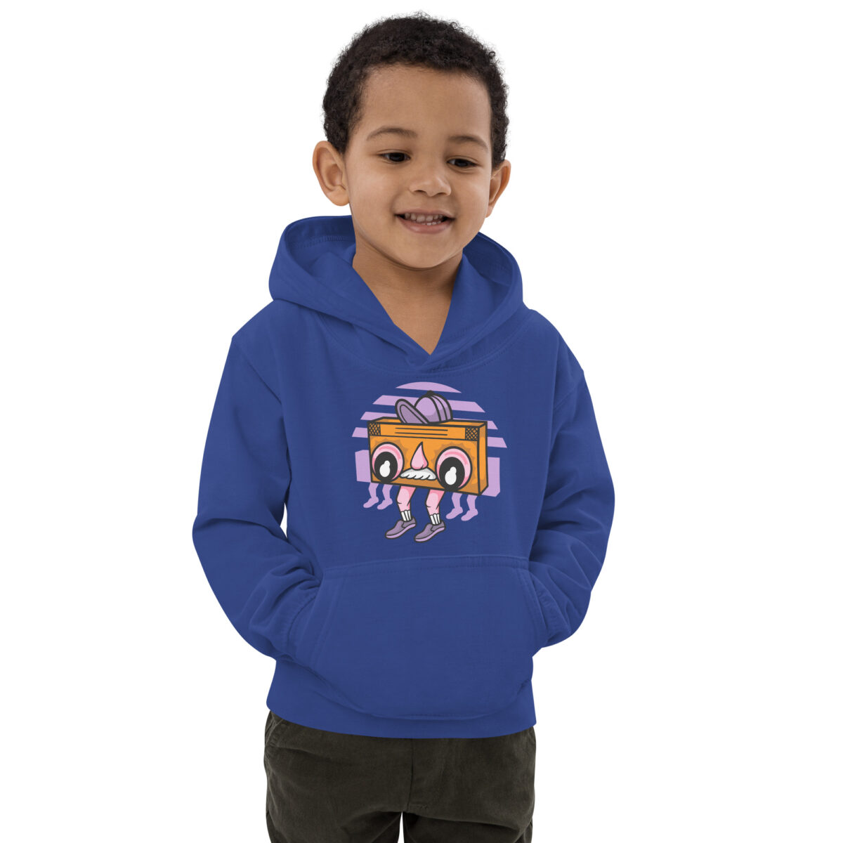 kids hoodie royal blue front 6475c2fe9bc4d