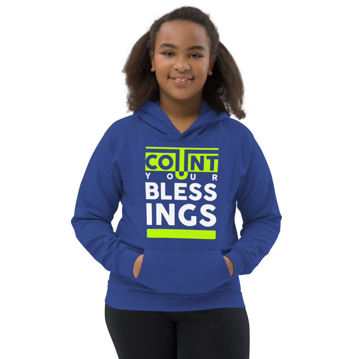 kids hoodie royal blue front 6476193983a29