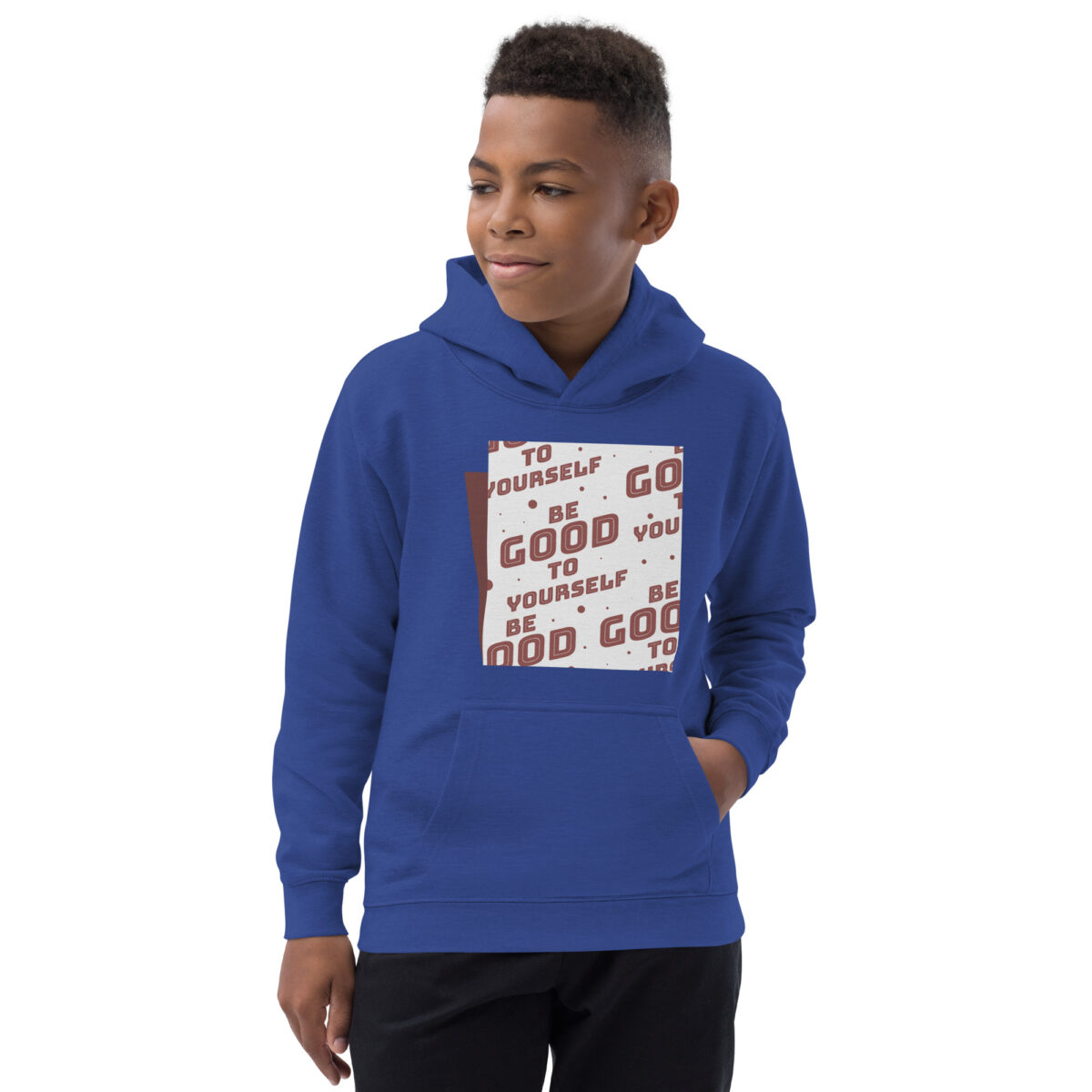 kids hoodie royal blue front 64761d69ea5d7