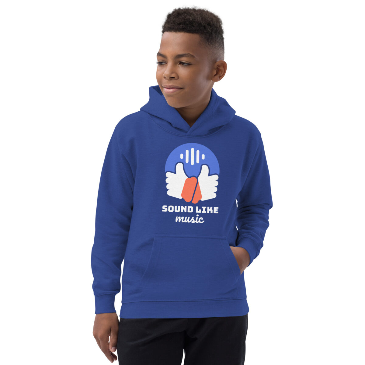 kids hoodie royal blue front 6476202ca3165