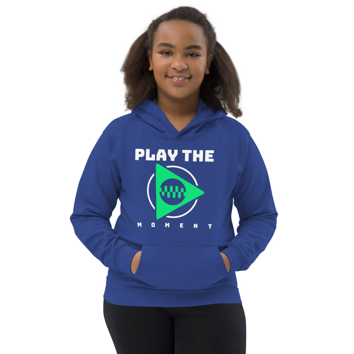 kids hoodie royal blue front 6476233be233b