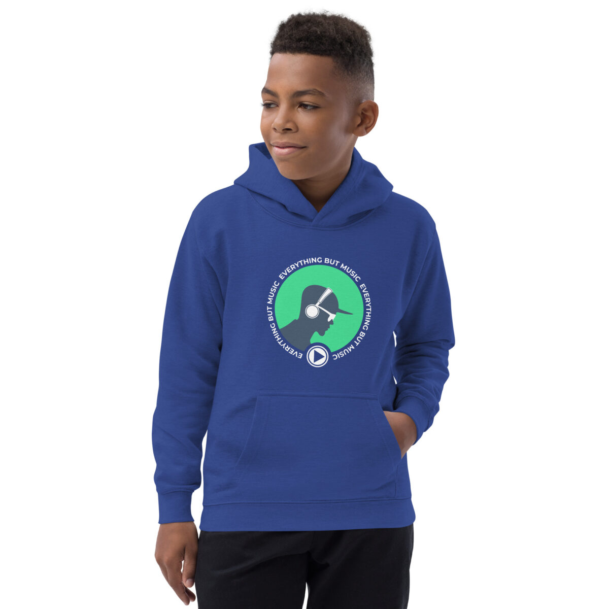 kids hoodie royal blue front 647628bc54443