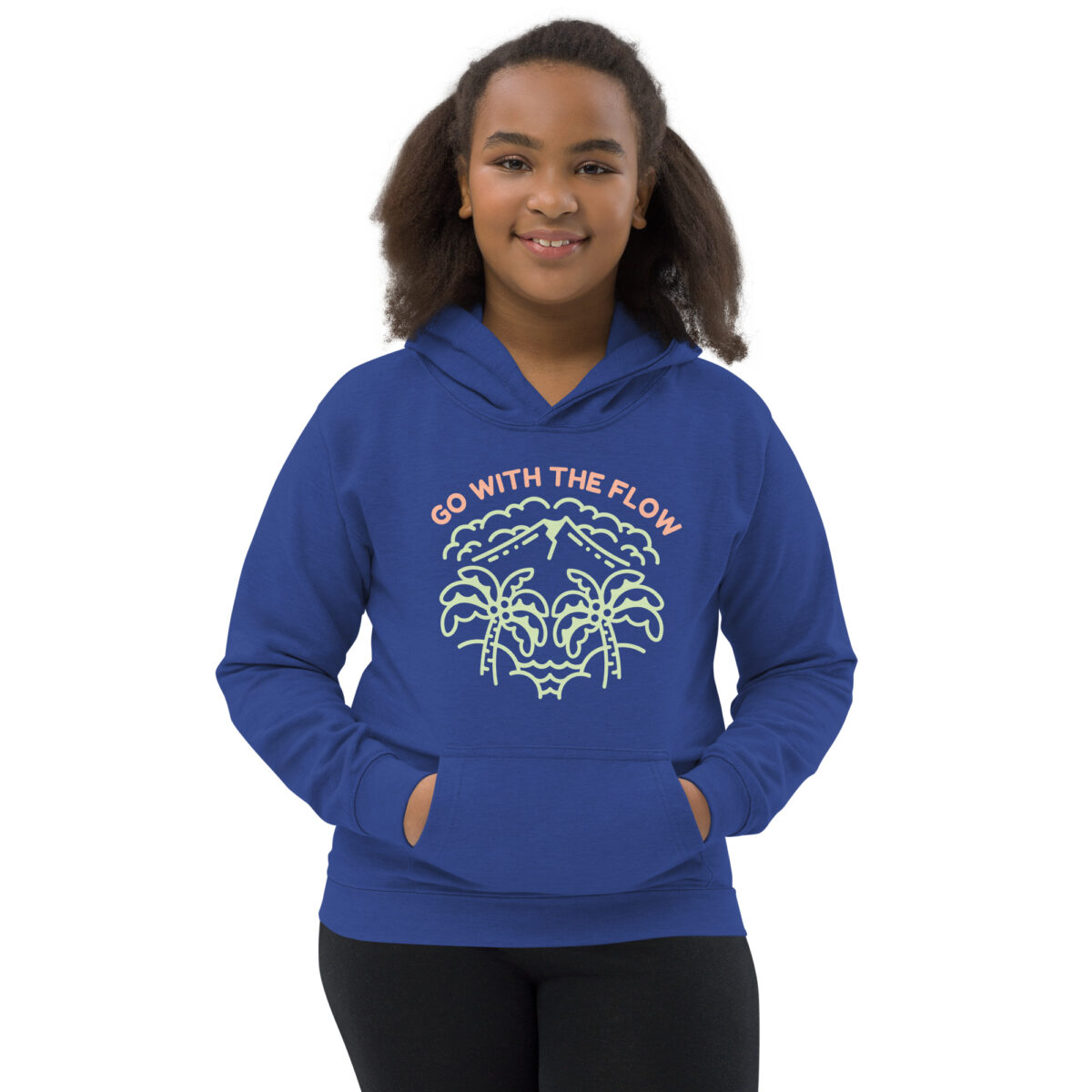 kids hoodie royal blue front 64762d8137719