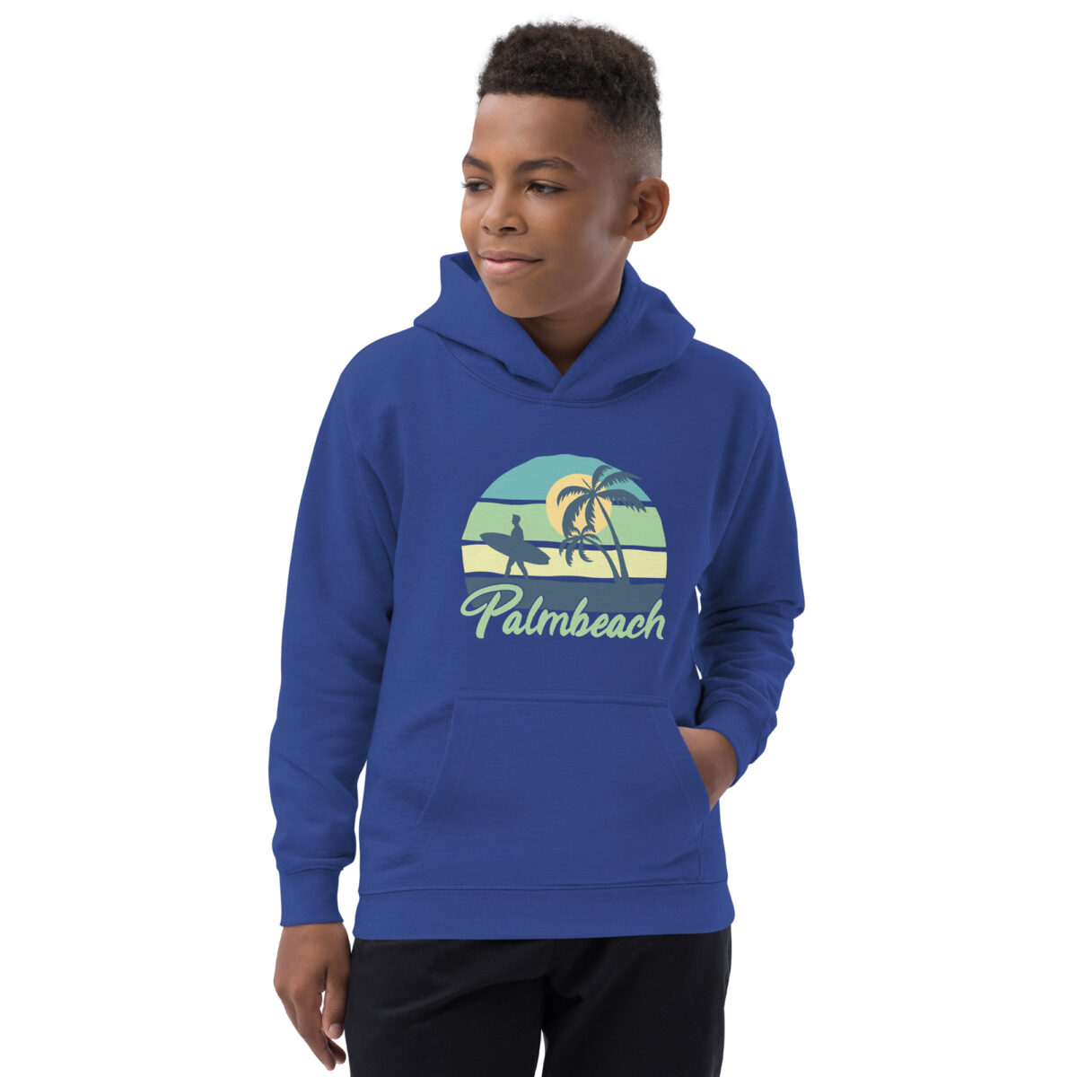 kids hoodie royal blue front 64763387bf0ea