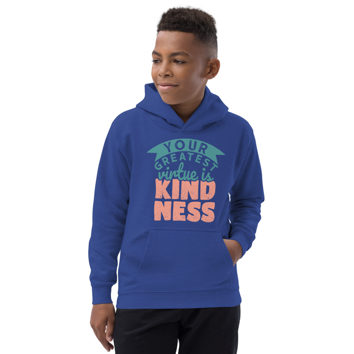 kids hoodie royal blue front 647634ff5f69c