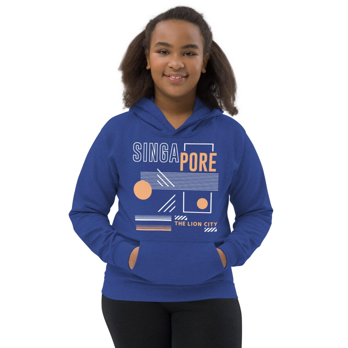 kids hoodie royal blue front 647714640254c