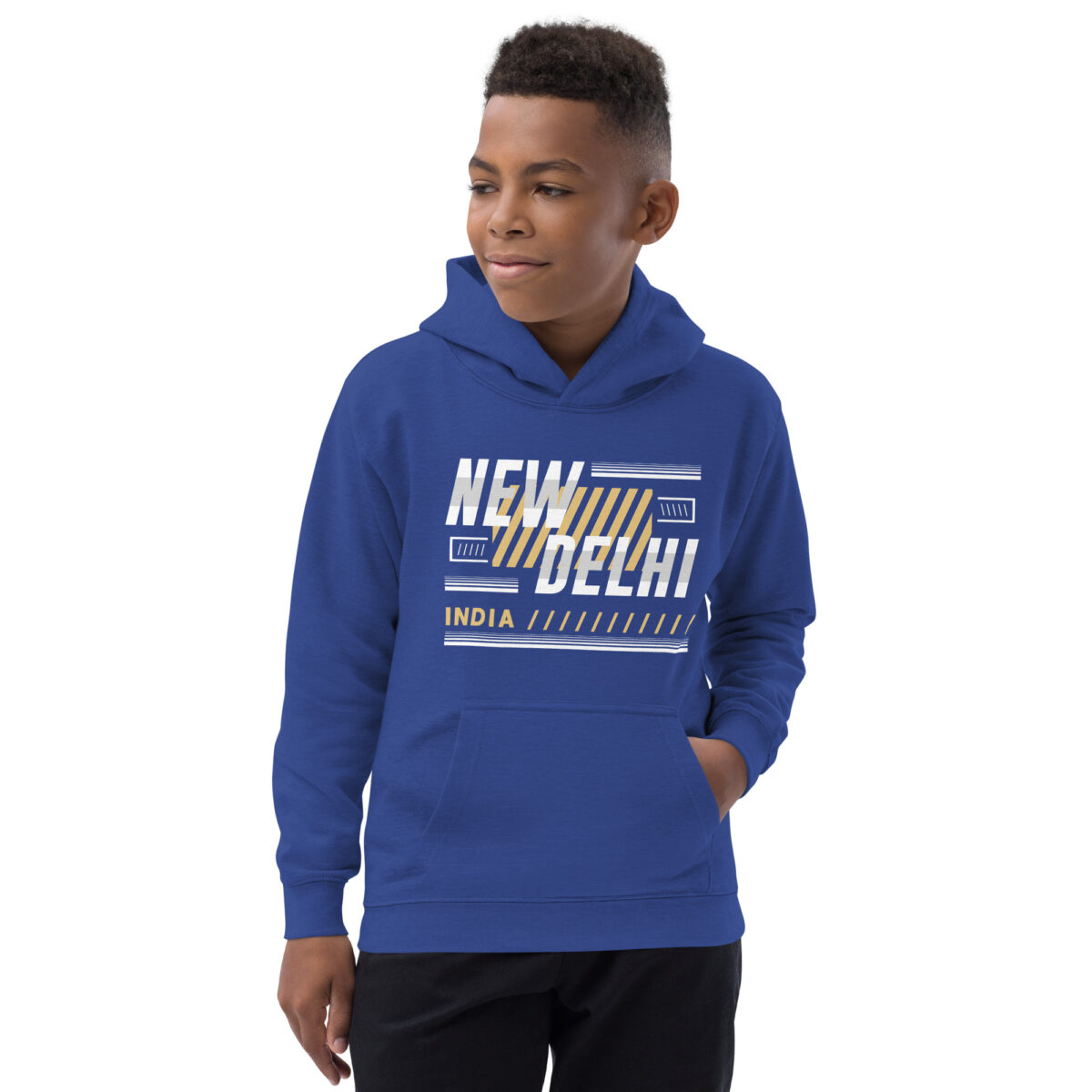 kids hoodie royal blue front 647720415fbb8