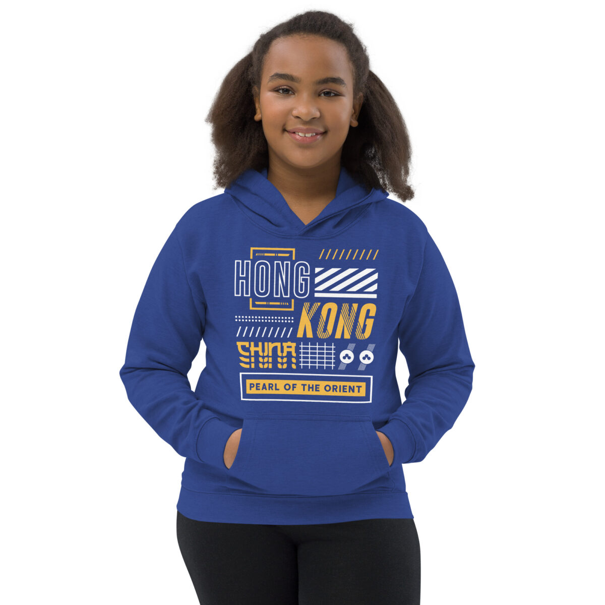 kids hoodie royal blue front 64772c227ff48