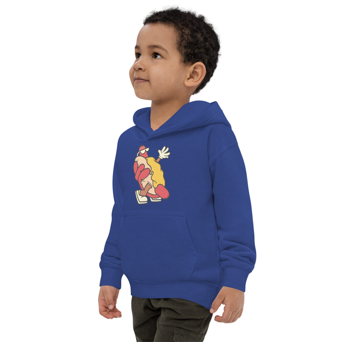 kids hoodie royal blue left front 6475aaa390dfd