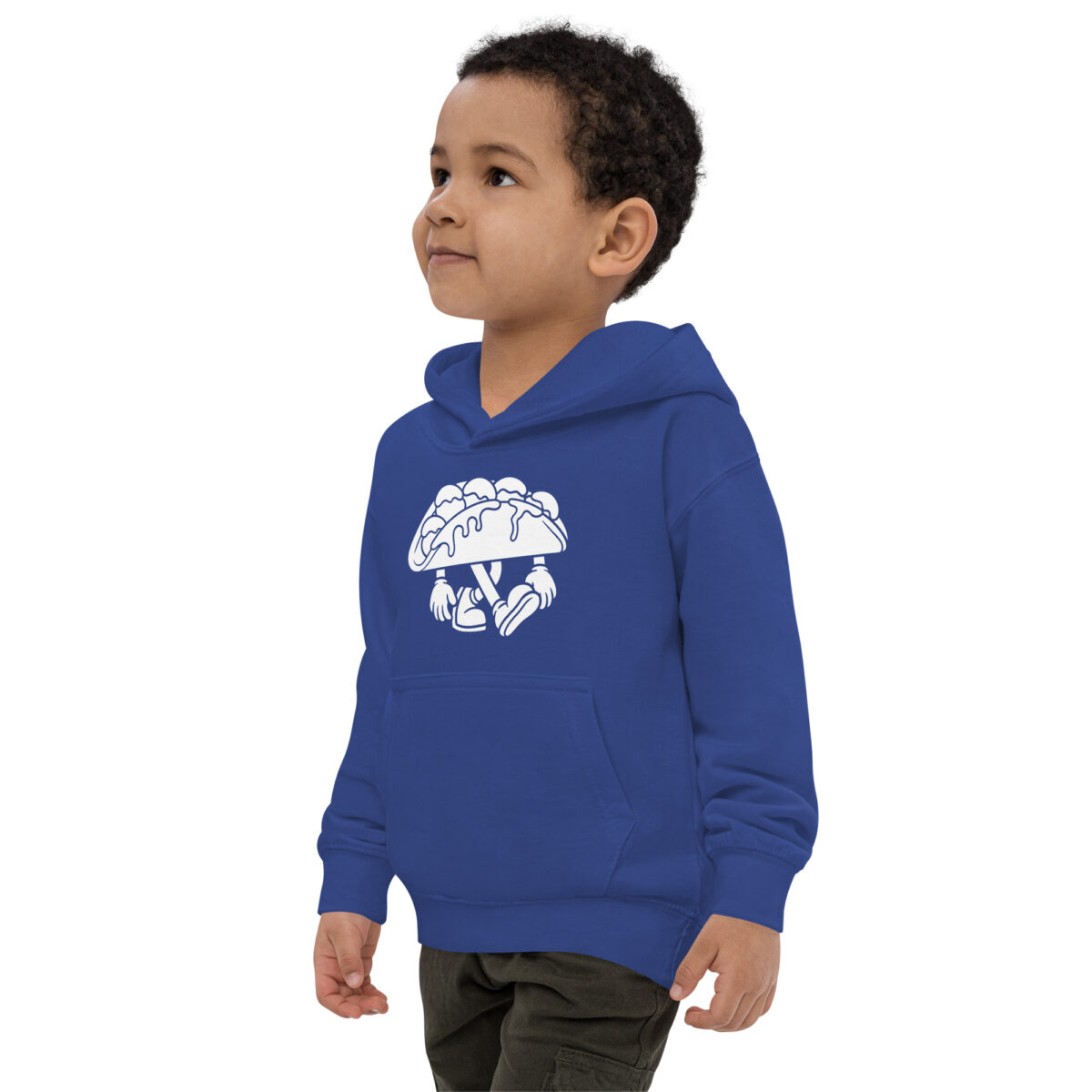 kids hoodie royal blue left front 6475ac95d0b4b