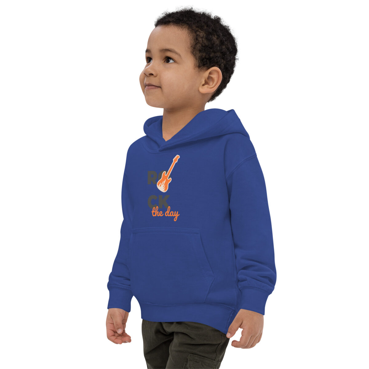 kids hoodie royal blue left front 6476209e32a21