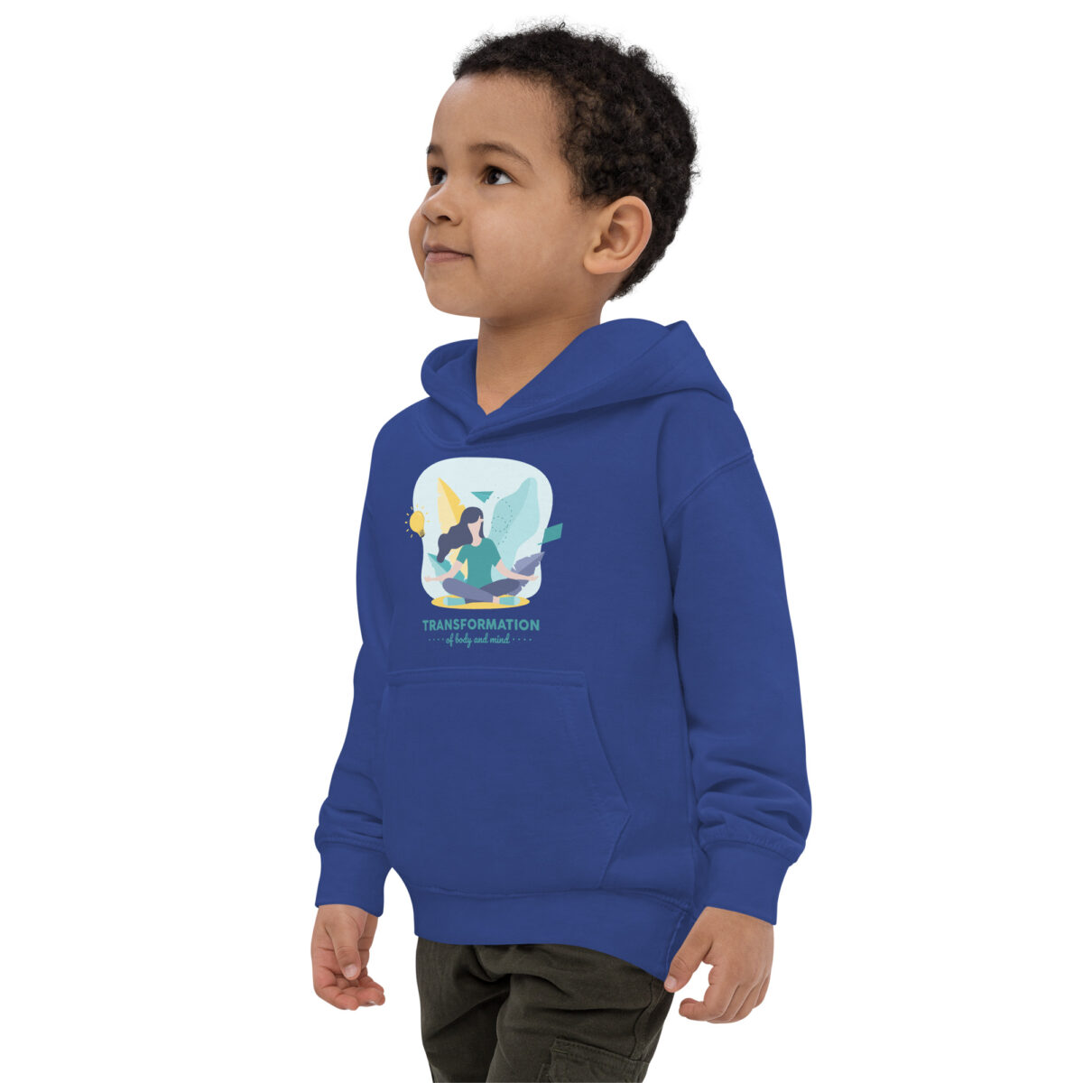 kids hoodie royal blue left front 6477614d4517b