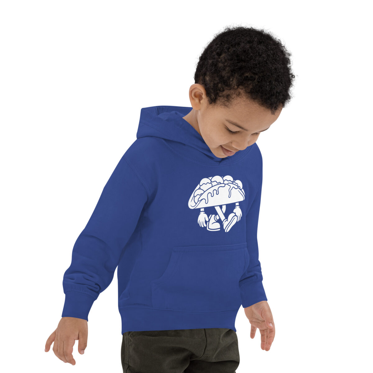 kids hoodie royal blue right front 6475ac95d0c53