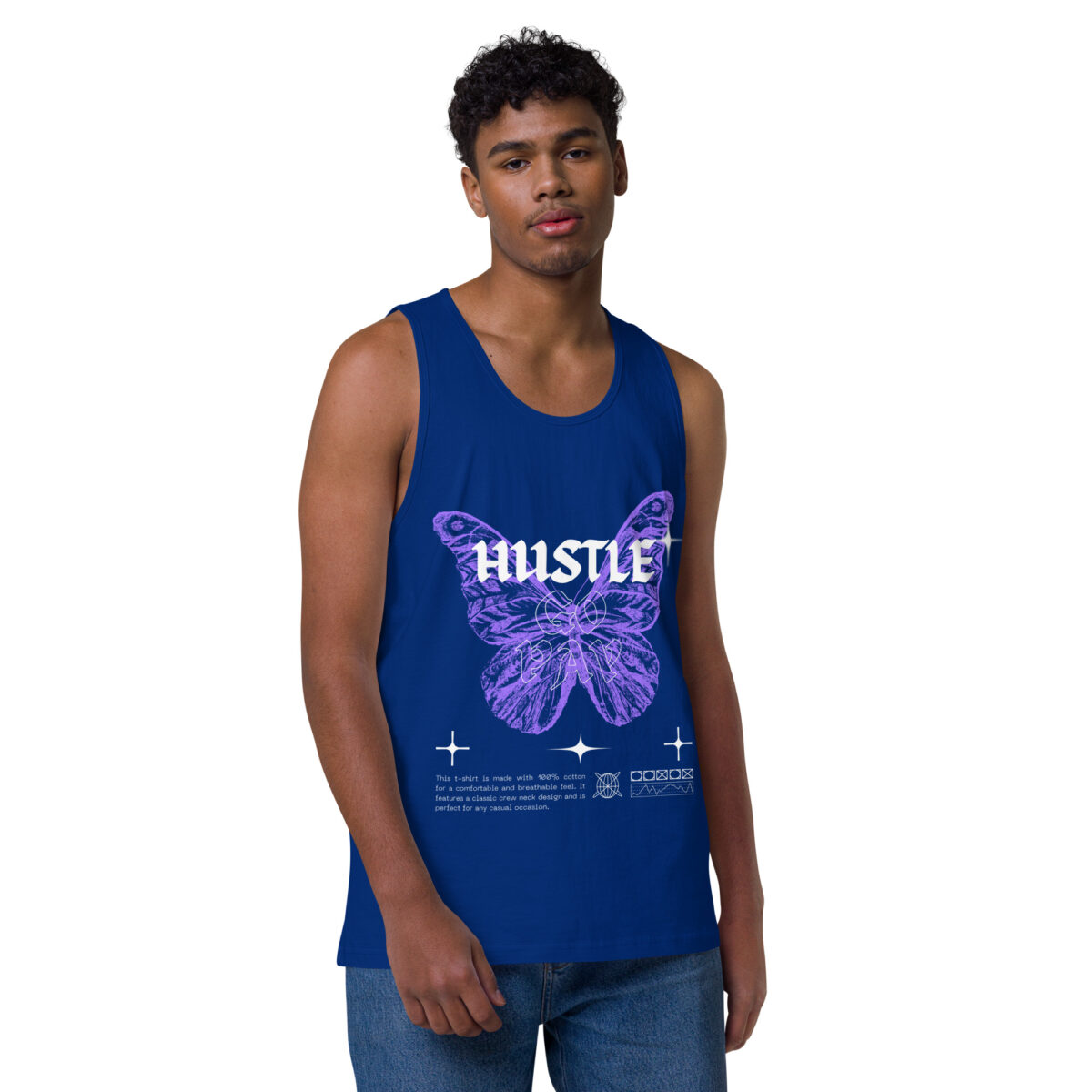 mens premium tank top team royal front 64550f7ac7579