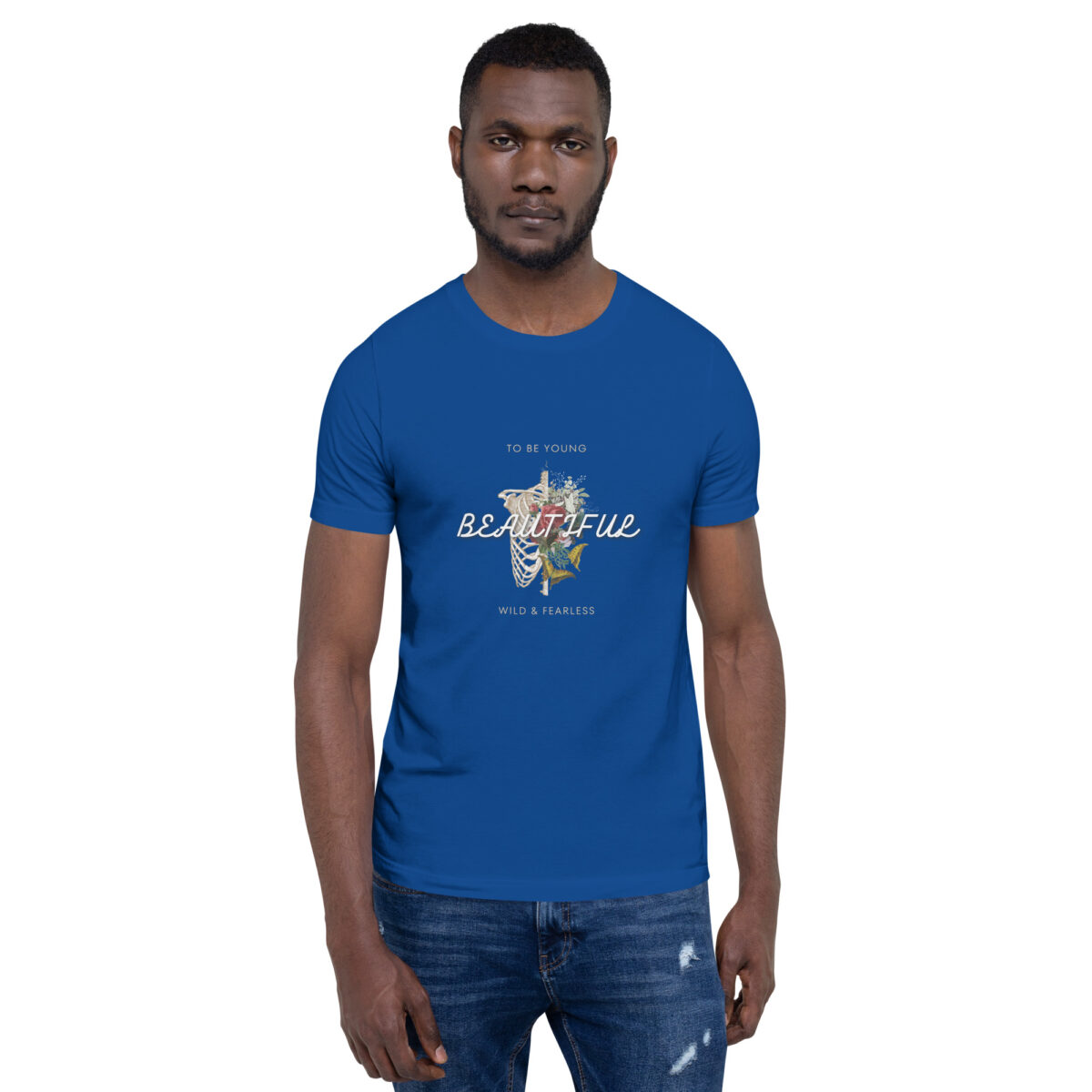 unisex staple t shirt true royal front 645513650a911