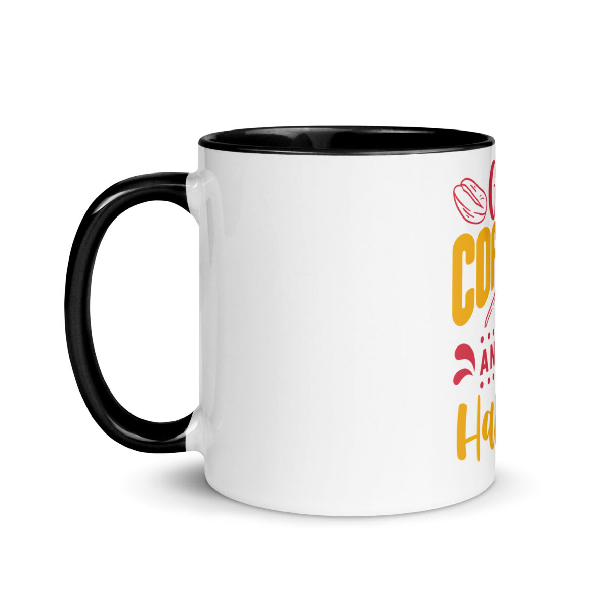 white ceramic mug with color inside black 11oz left 6458d4d22eec7