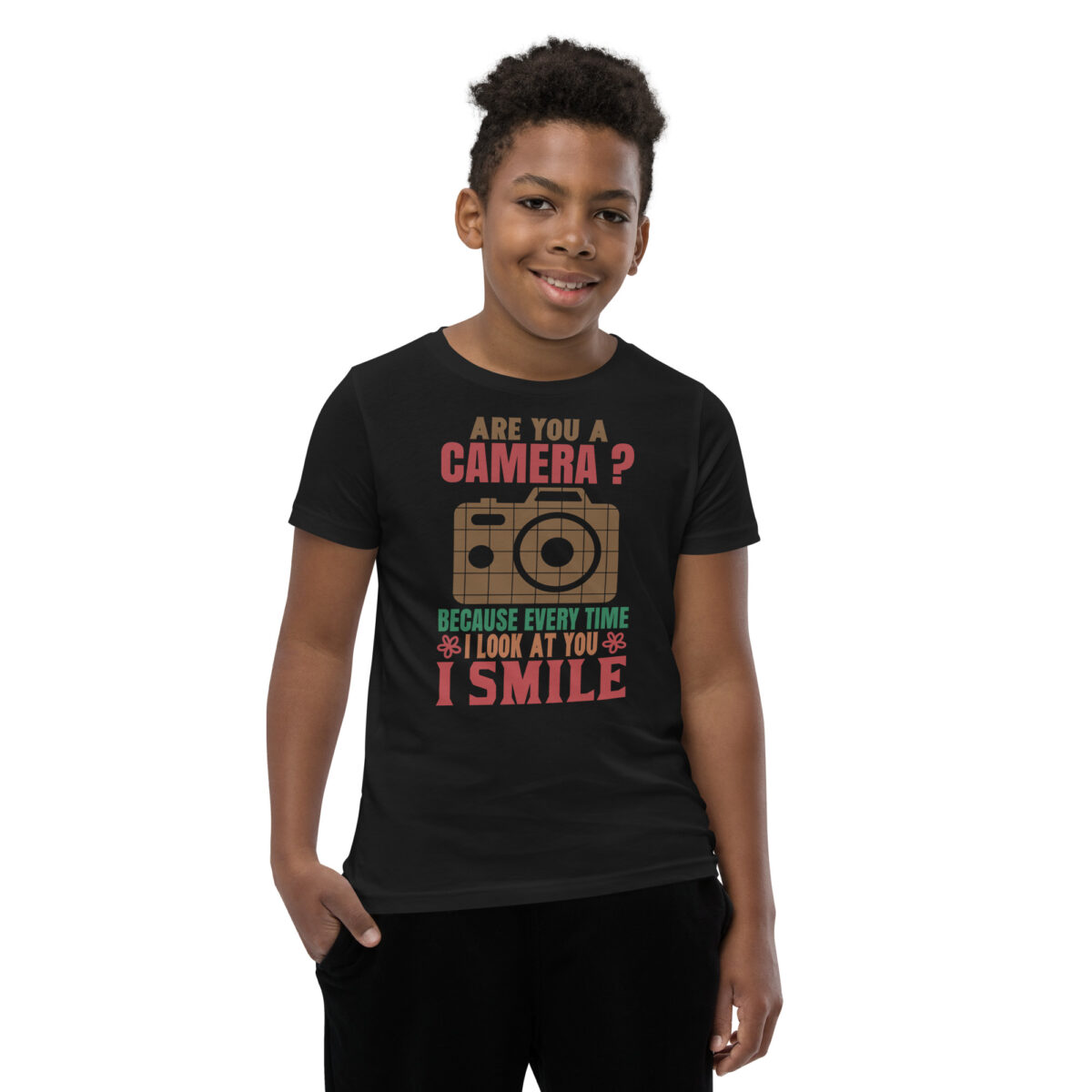 youth staple tee black front 646b4975b926f