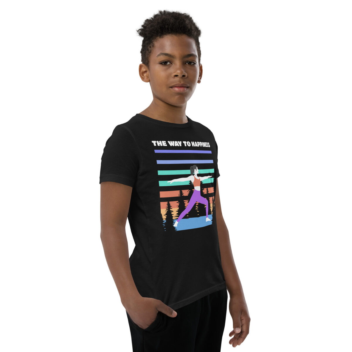 youth staple tee black right front 6464feb0125b7