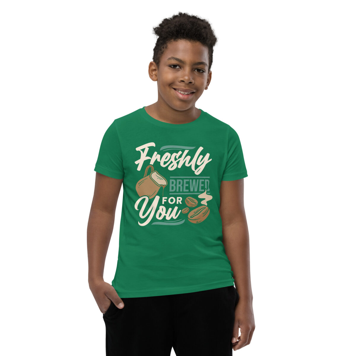 youth staple tee kelly front 646f5dd8e6dd3