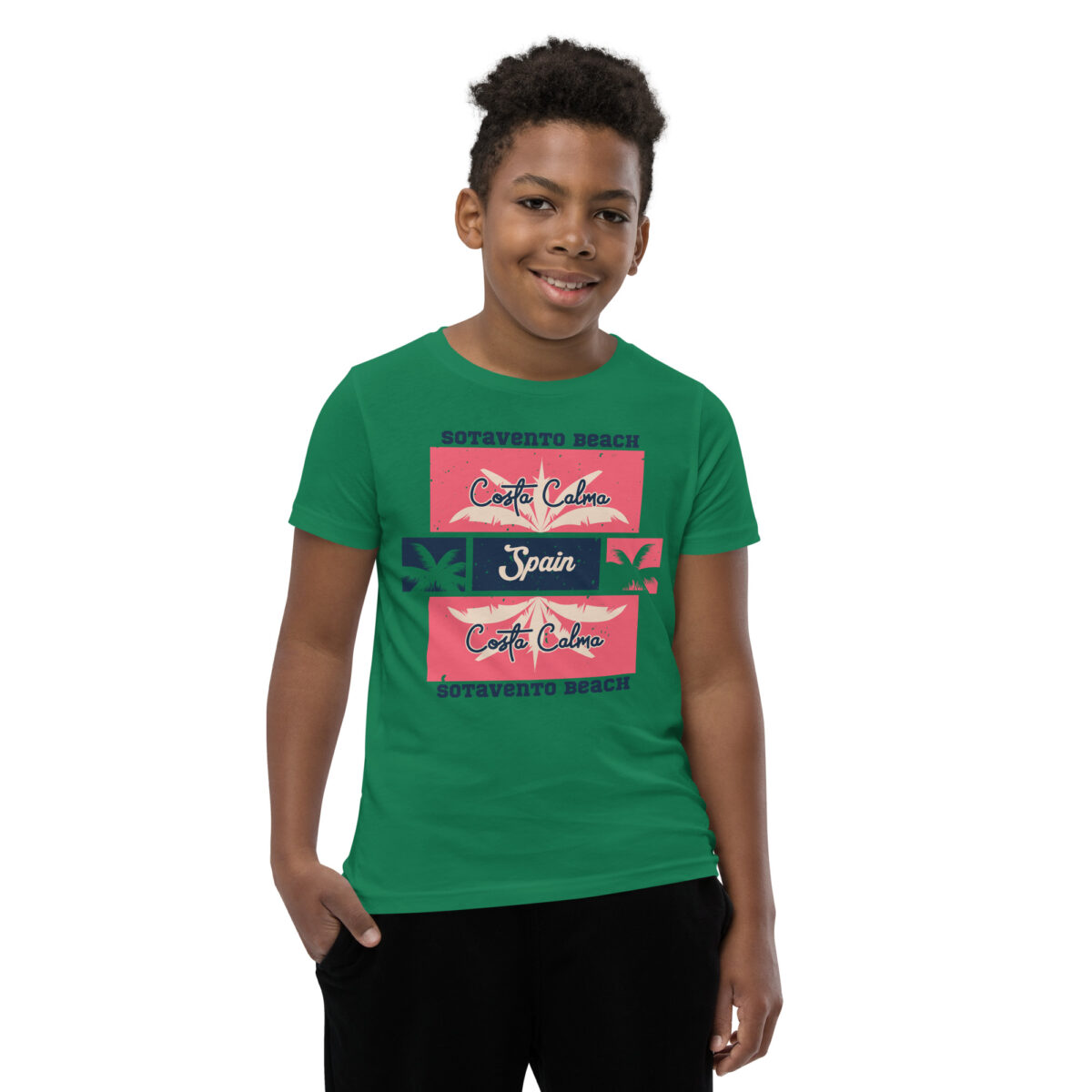 youth staple tee kelly front 64721b7a12289