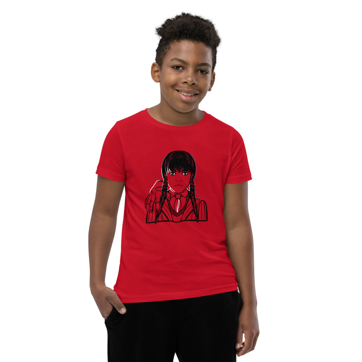 youth staple tee red front 645a18e6b7b62