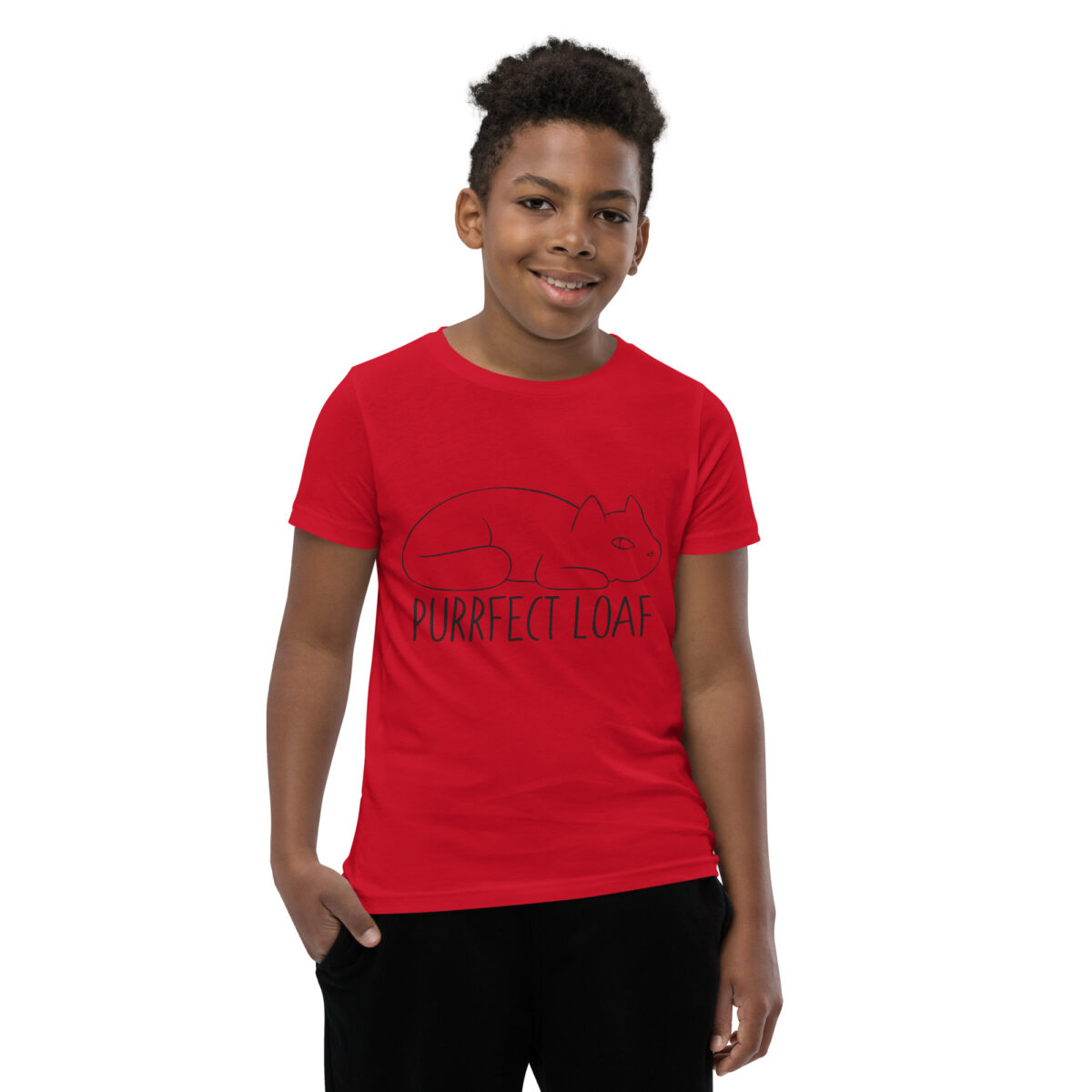 youth staple tee red front 645cd262b3330