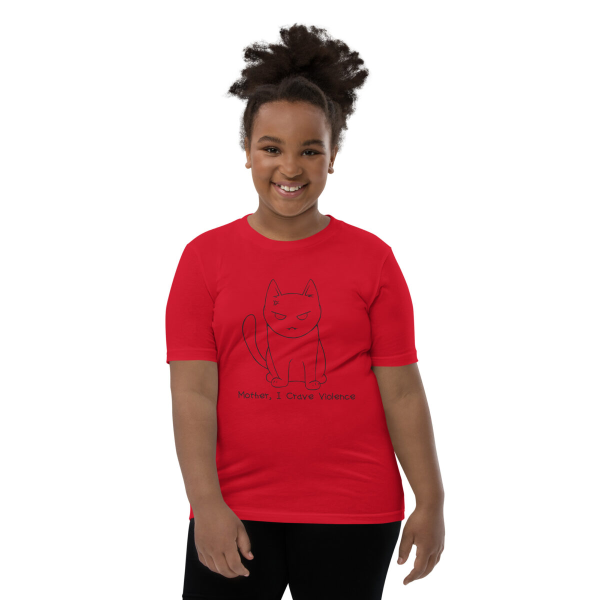 youth staple tee red front 645e284924a46