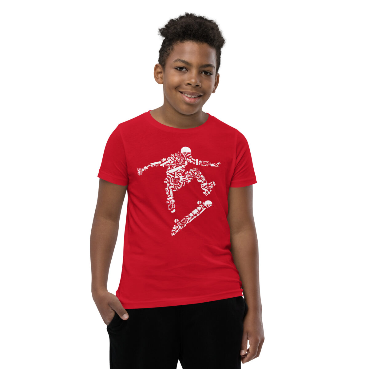 youth staple tee red front 645e423fce23d