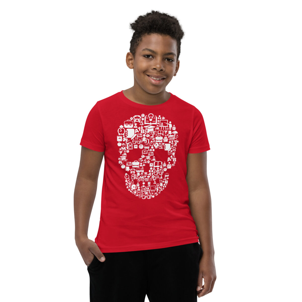 youth staple tee red front 645e7159b1d7c