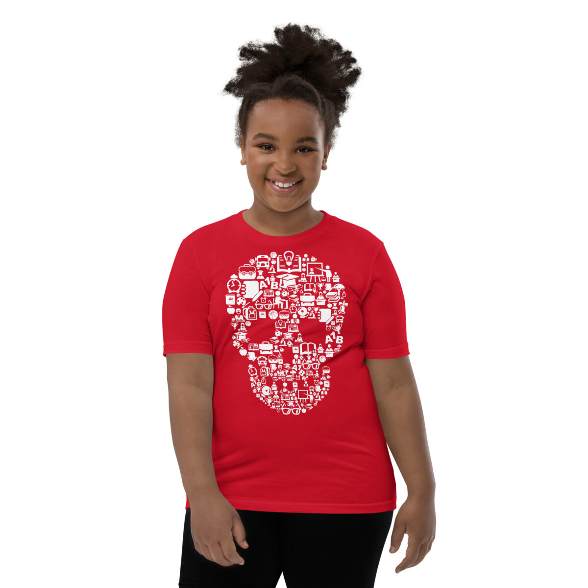 youth staple tee red front 645e7159b1f37