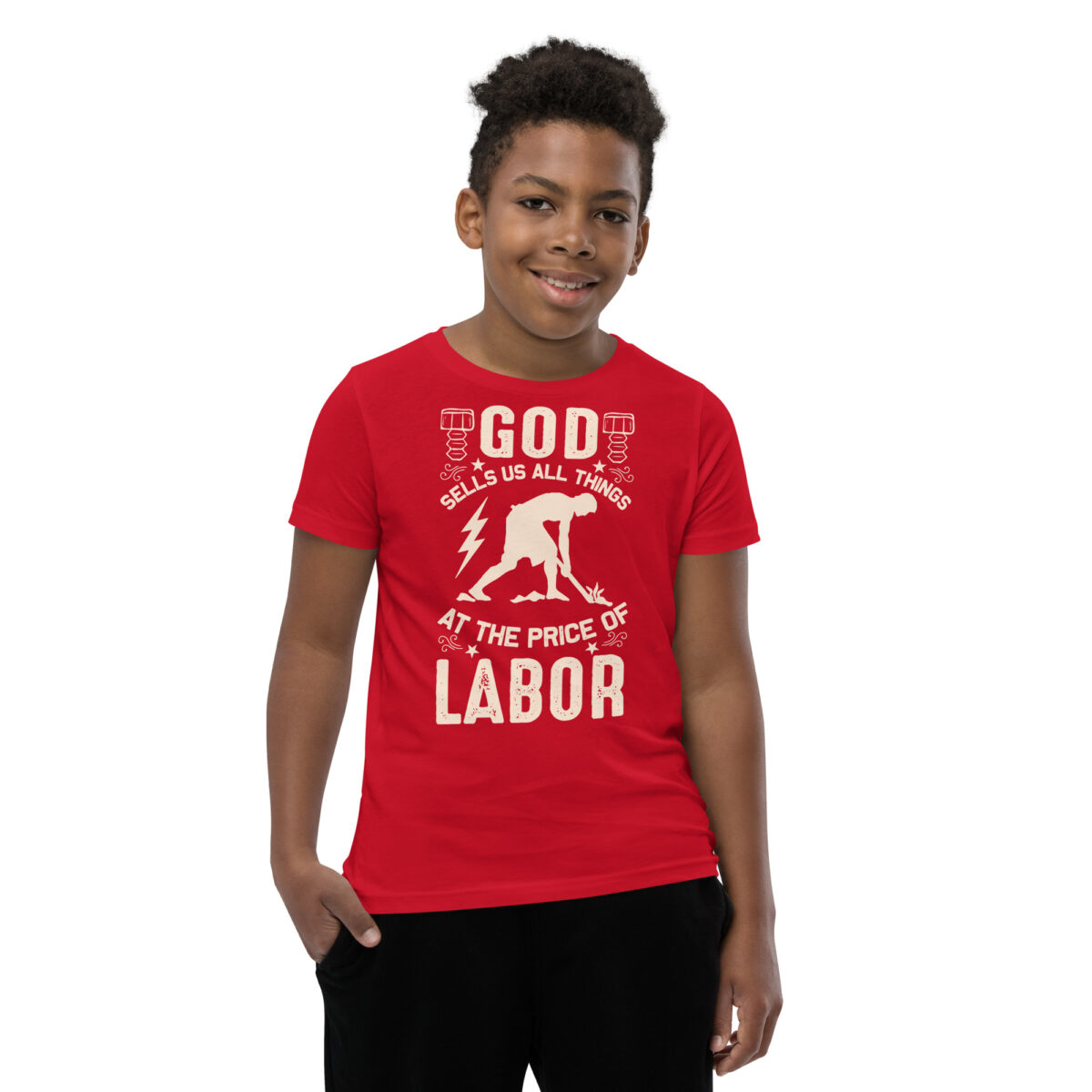 youth staple tee red front 646baffdbe586