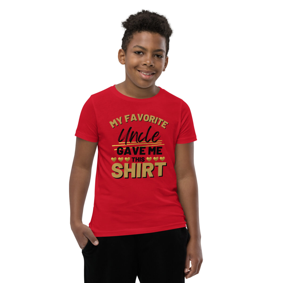 youth staple tee red front 646caeb40ec49