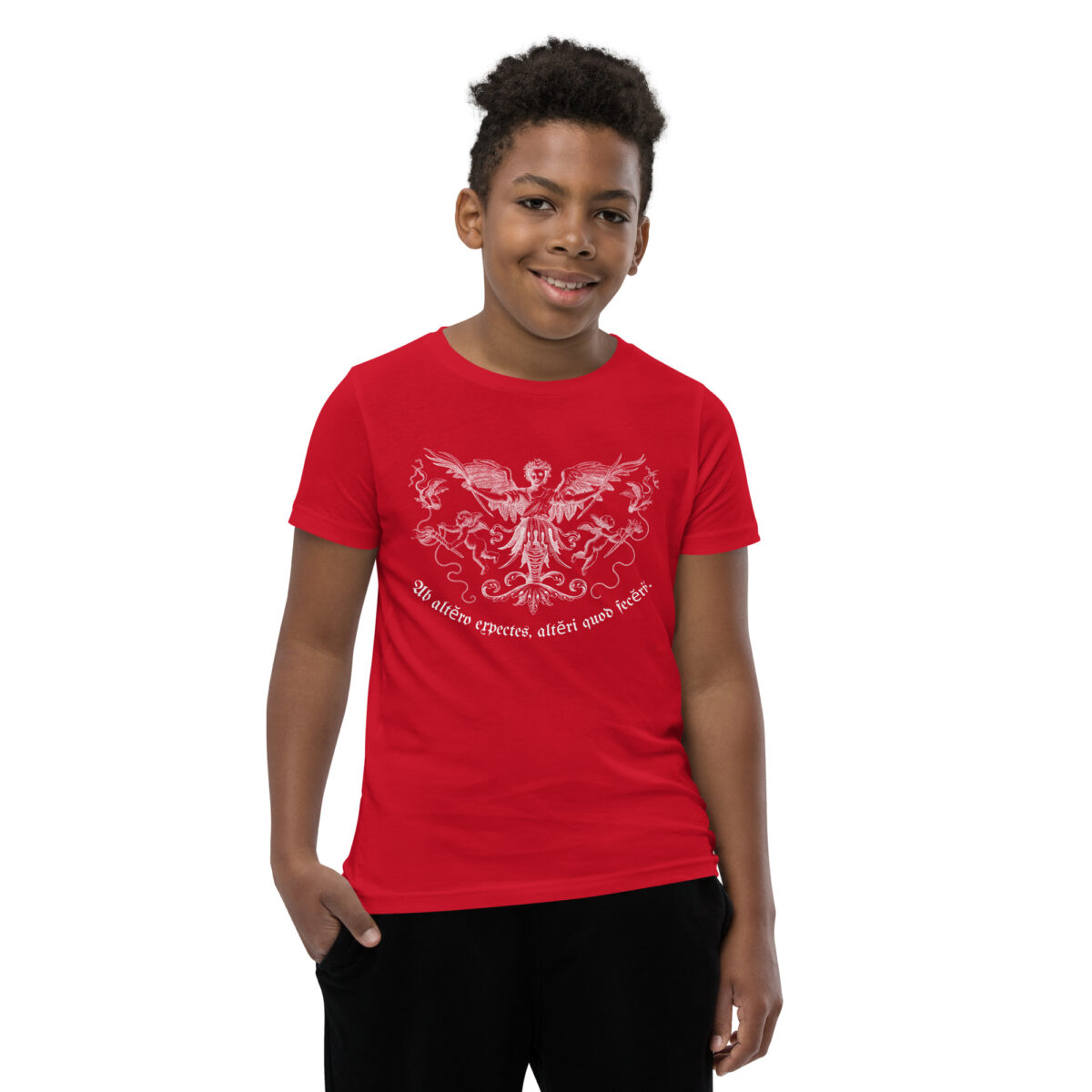 youth staple tee red front 646cfb692f2ae