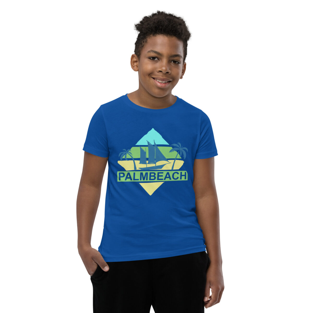 youth staple tee true royal front 645ccaa574e4d