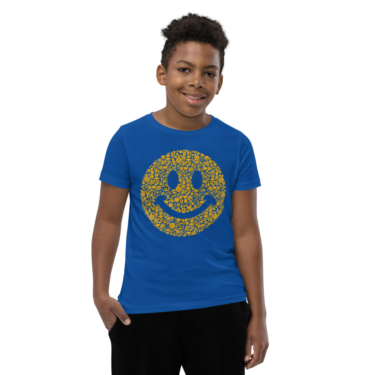 youth staple tee true royal front 645e363d0a2fa