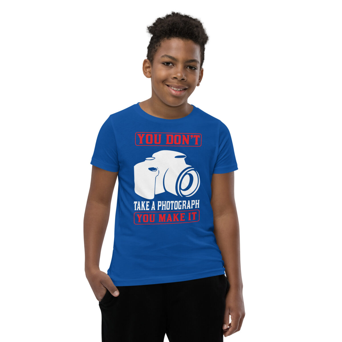 youth staple tee true royal front 646b461e8d985