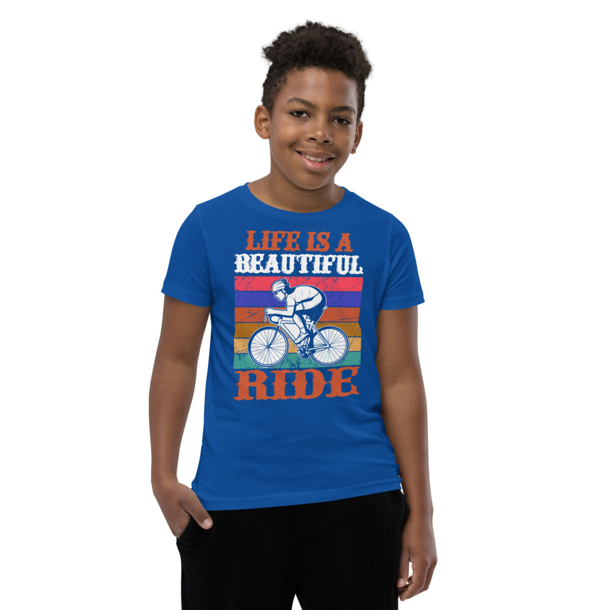 youth staple tee true royal front 646d04fcef94f