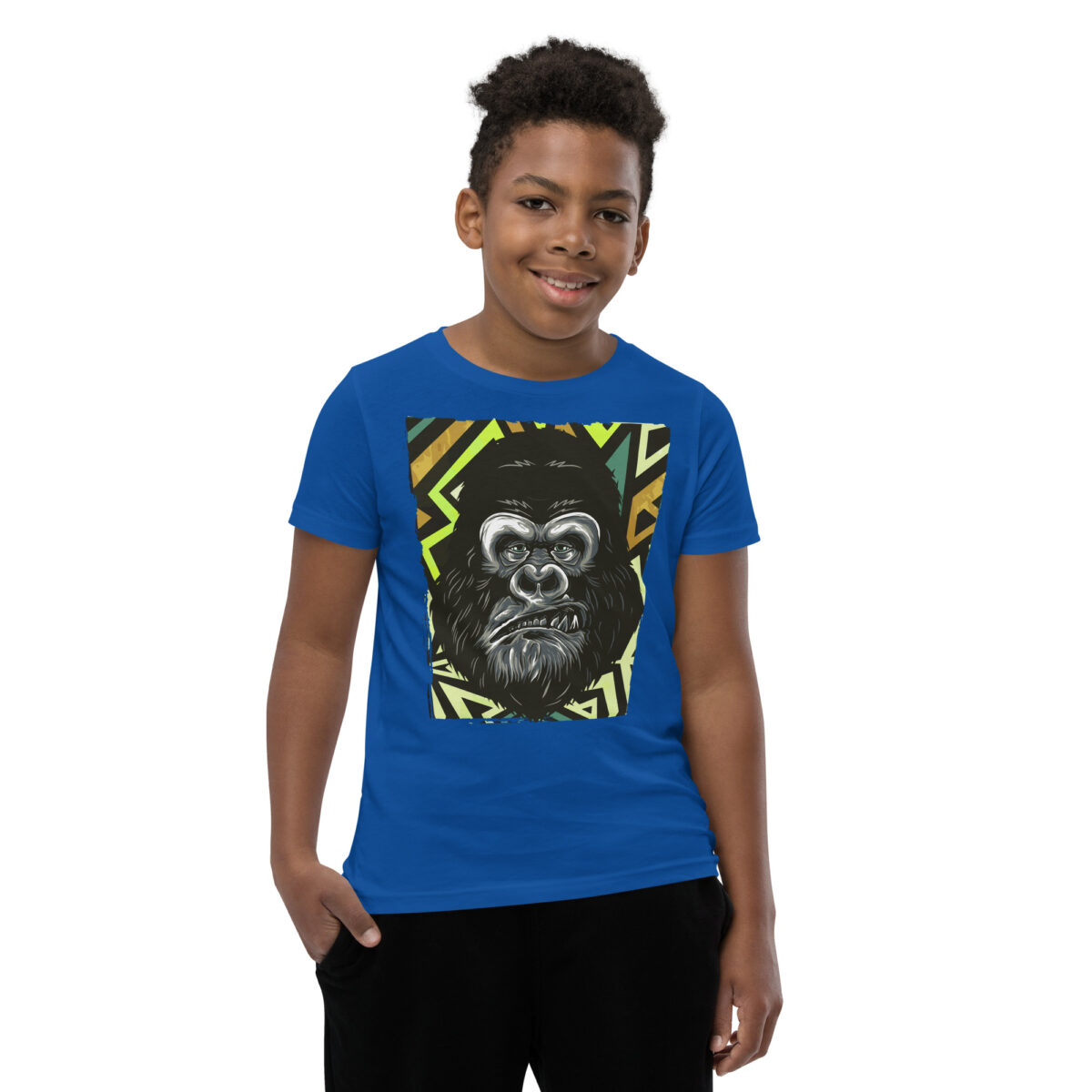 youth staple tee true royal front 647205d82d247