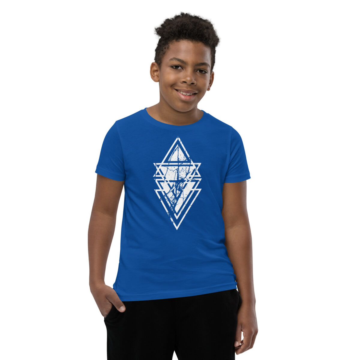 youth staple tee true royal front 64720b4c617a0