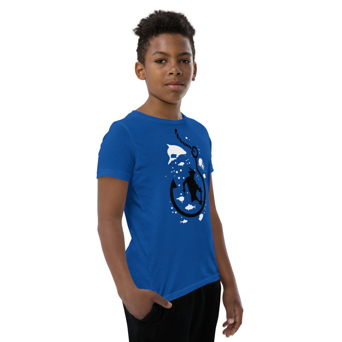 youth staple tee true royal right front 645e41cb36b8f