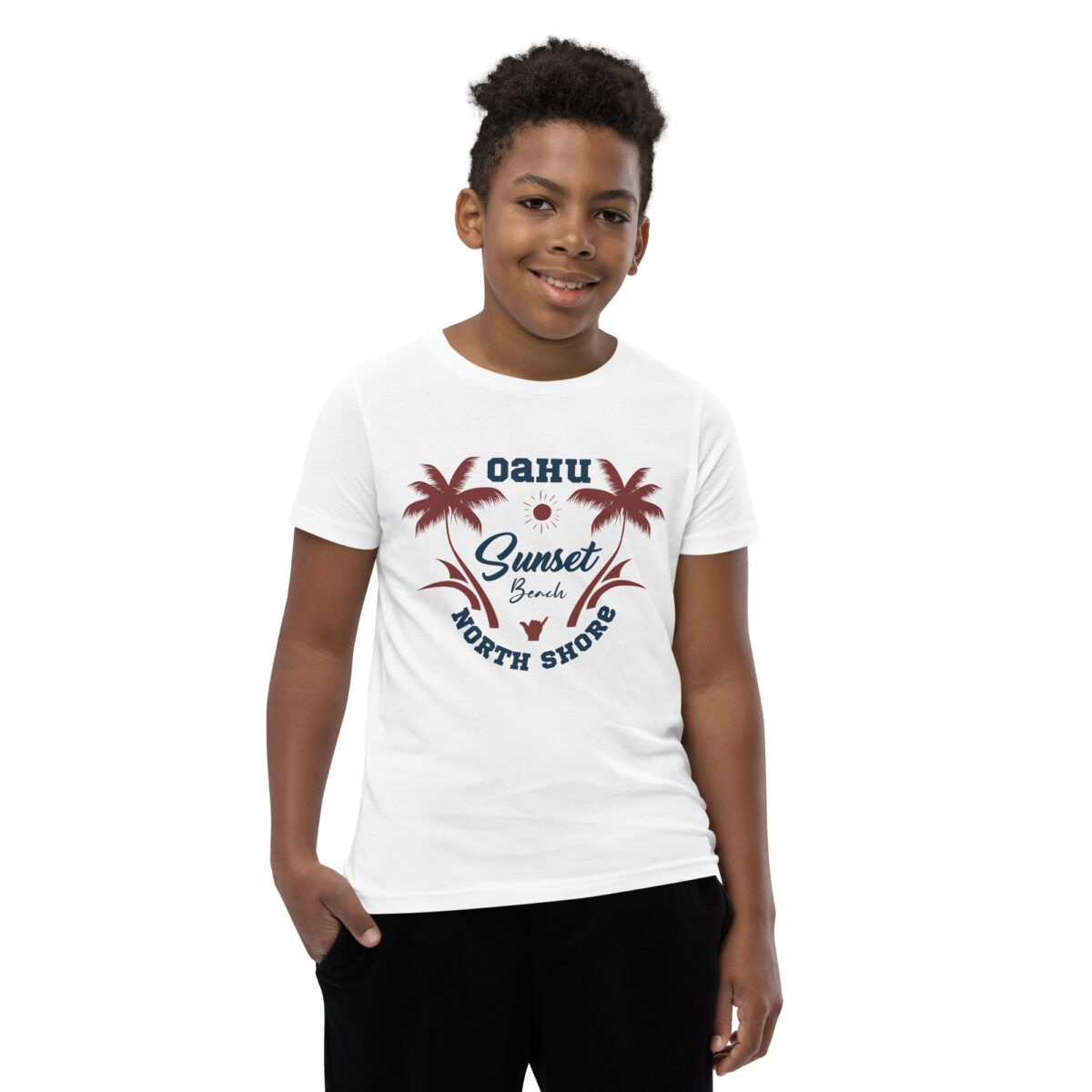 youth staple tee white front 647219c30436e