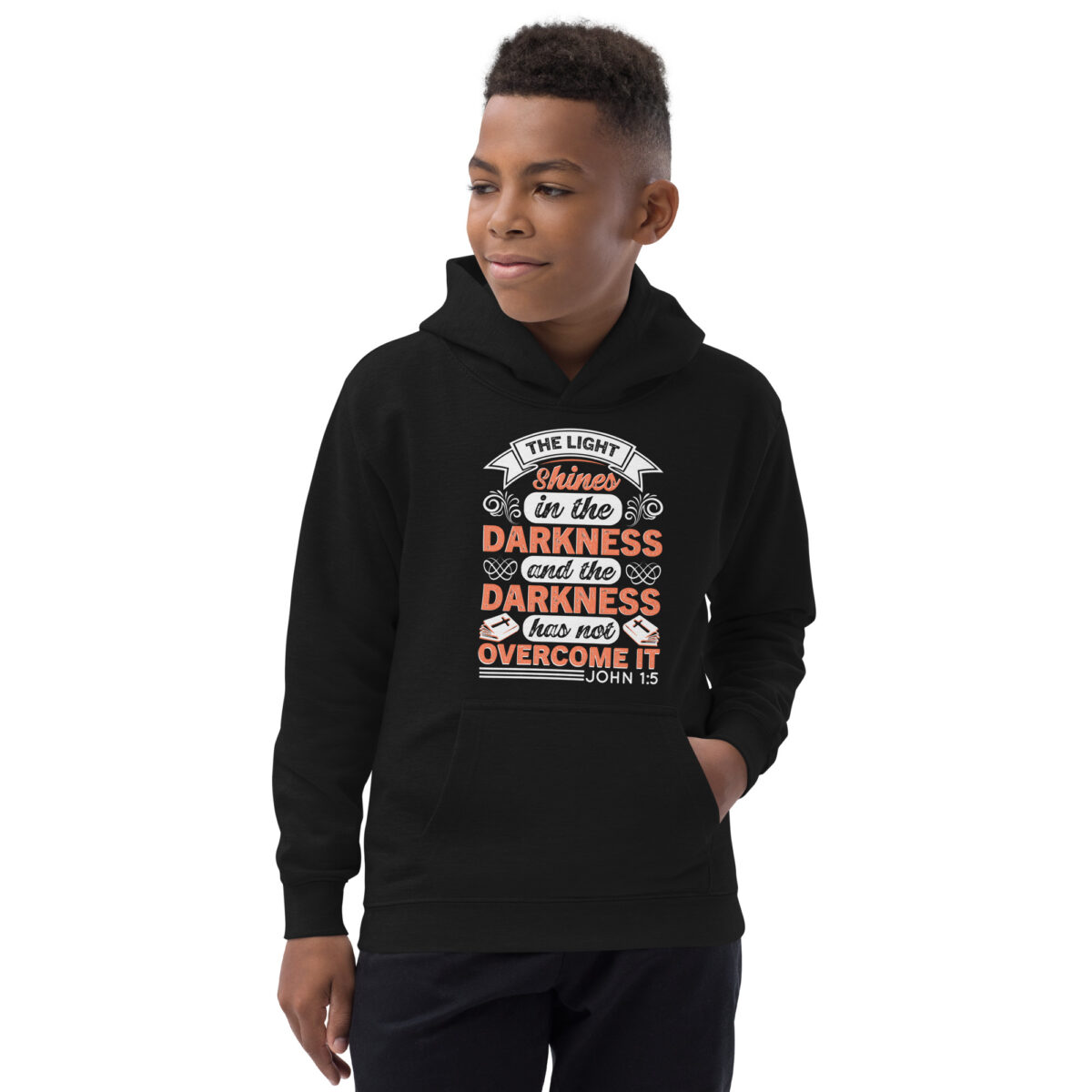 kids hoodie jet black front 6479aede66c4c