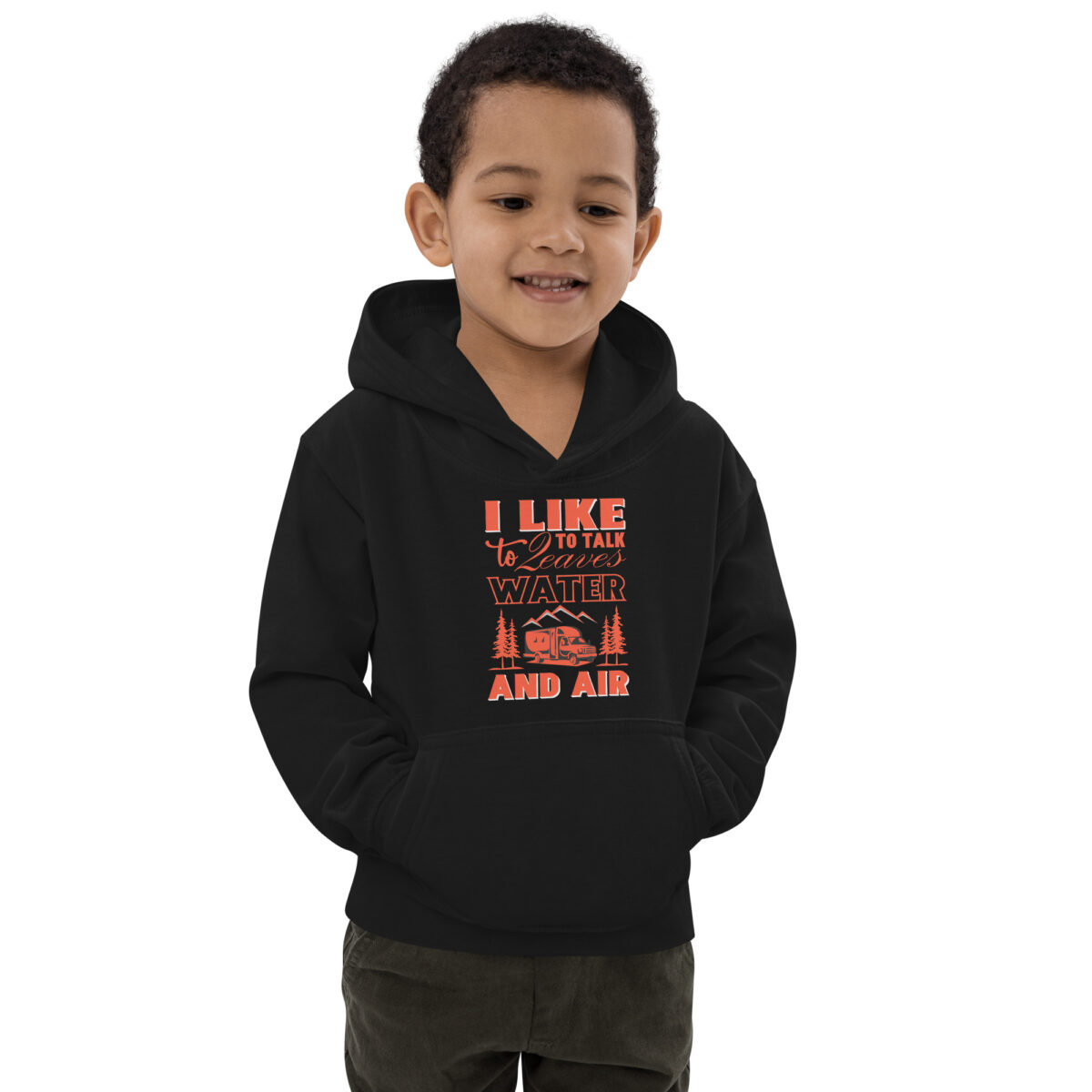 kids hoodie jet black front 647dbf7741027